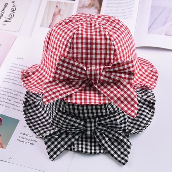 

cute bows baby bucket hat sweet princess baby girls sun hat spring autumn outdoor kids children fisherman caps, Yellow