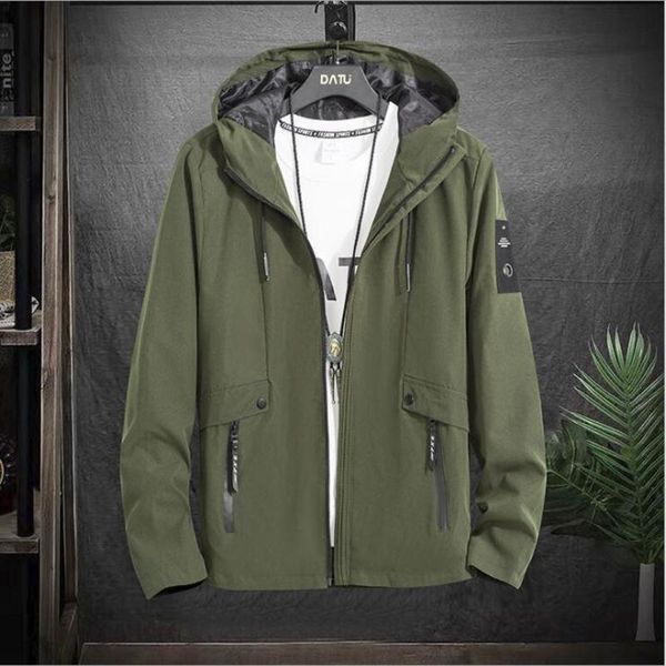 

2020 spring shepherd clothing outer vest men's hooded jacket, Black