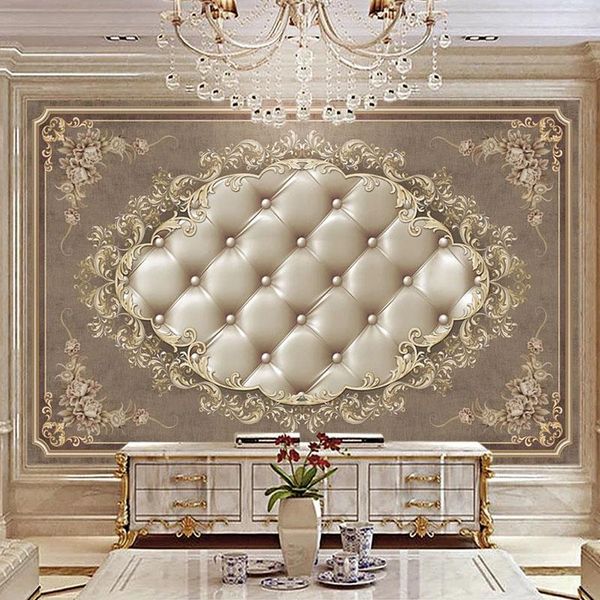 

wallpapers custom wallpaper european style retro beautiful flower soft roll art po wall murals living room tv sofa bedroom luxury fresco