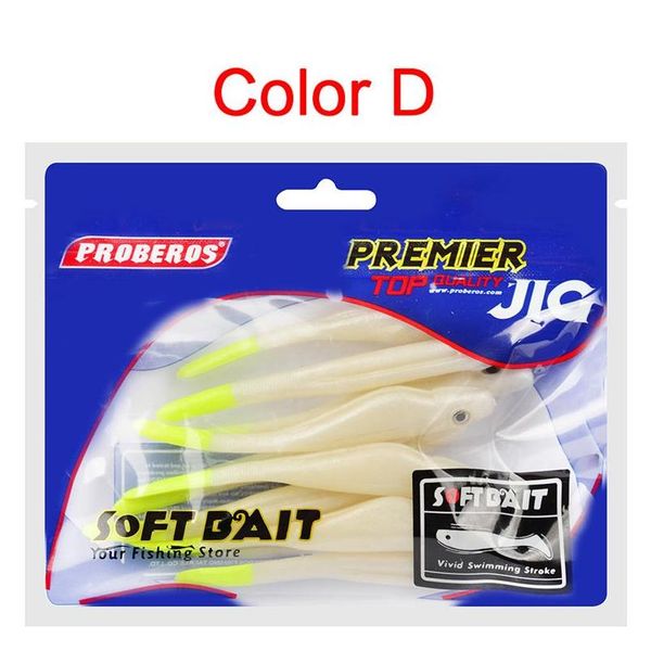

new realistic artificial fish soft worms bait 7colors 10cm 5.8g sil rubber freshwater shad fish jllbet xmh_home