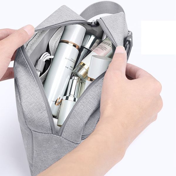 

waterproof makeup toiletry bag men ms travel organizer portable cosmetic pouch beautician case multifunction phone storage bag