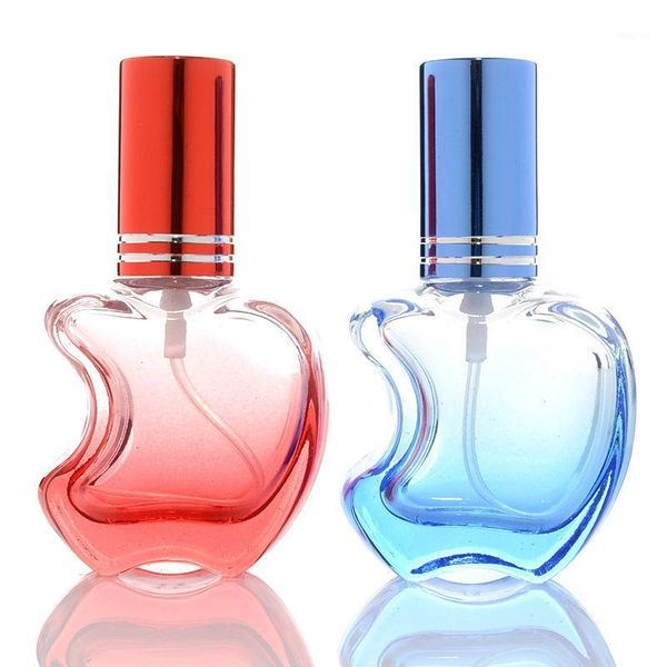 

storage bottles & jars 10ml travel perfume atomizer thick glass spray bottle empty refillable parfume portable metal lid fine mist