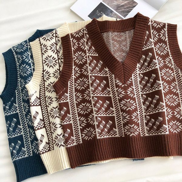 

2021 pullovers oversize bf unisjapanese striped mesh-knit female hip hop sweater new fashionable winter retro daily 7y0a, White;black