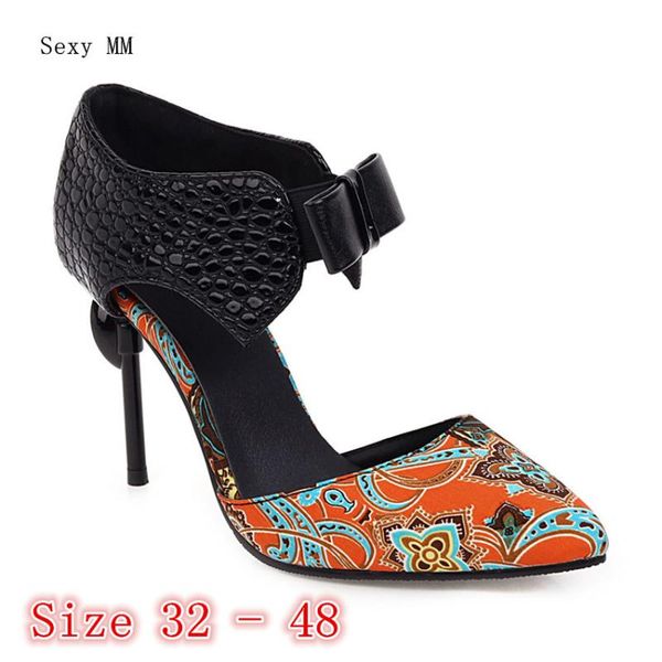 

dress shoes women high heels pumps heel stiletto woman party kitten plus size 32 33 - 40 41 42 43 44 45 46 47 48, Black