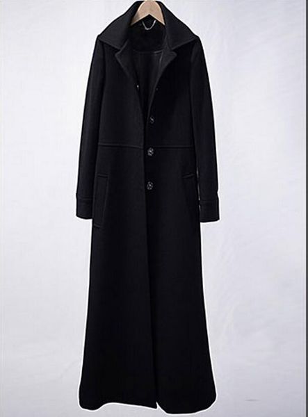 

women's trench coats s--5xl / spring women fashion personalized custom double teamed woolen cloth of cultivate one's morality coat, Tan;black