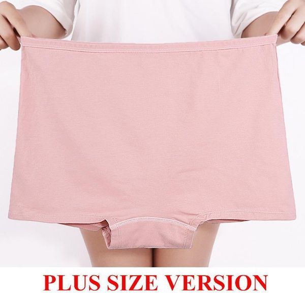 

women's panties 6xl 115kg high waist big size boyshorts women underwear boxer female safety short pants large ladies cotton loose, Black;pink