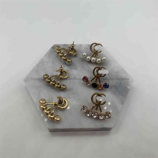 

a multi earrings women's pair brilliant diamonds flash pearl earrings, Silver