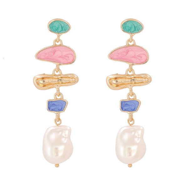 

earrings fashion temperament simple earrings color greased pearl