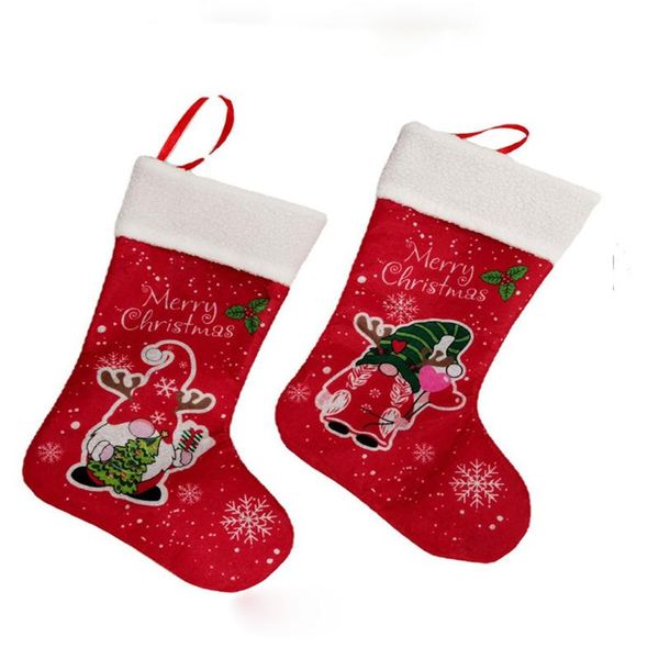 

christmas decorations stockings, 1 pack red stocking cable knitted for family holiday xmas party decor