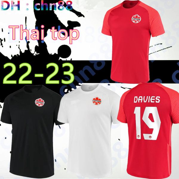 

21 22 canada soccer jerseys davies david osorio 2021 2022 home away 3rd national team evstaquio hutchinson cavallini laryea millar hoilett f, Black;yellow