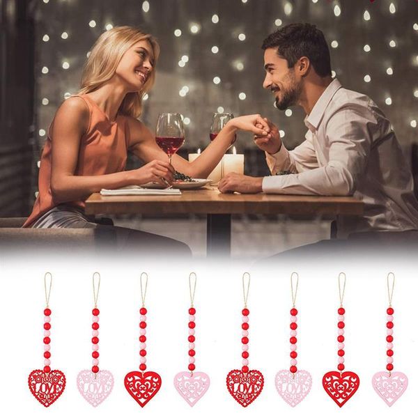 

decorative objects & figurines valentine's day wooden bead decoration holiday decorations wedding anniversary