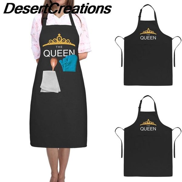 

1pc black colors sleeveless waterproof hanging neck simple aprons