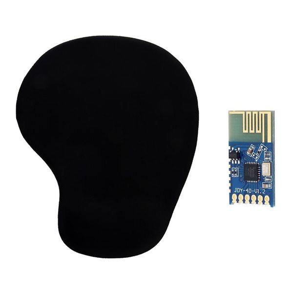 

mouse pads & wrist rests 1pcs black comfort silicone gel rest support mat mice pad 10pcs jdy-40 2.4g wireless serial port transmission boar