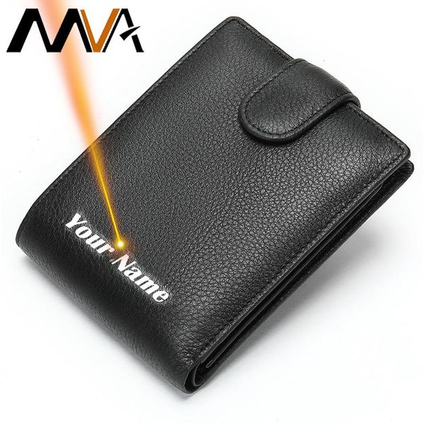 

wallets mva engraving wallet pocket purse for men leather hasp small coin card holder fashion portefeuille 8617, Red;black