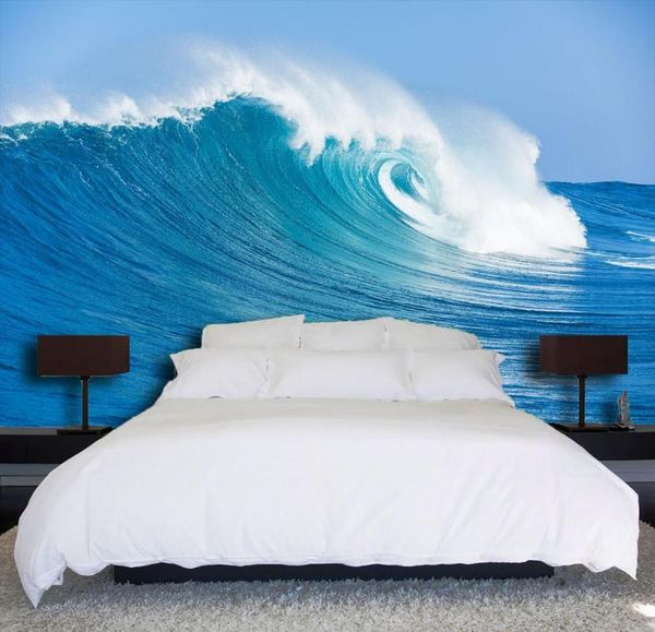 

wallpapers [self-adhesive] 3d waves 199128 wall paper mural print decal murals