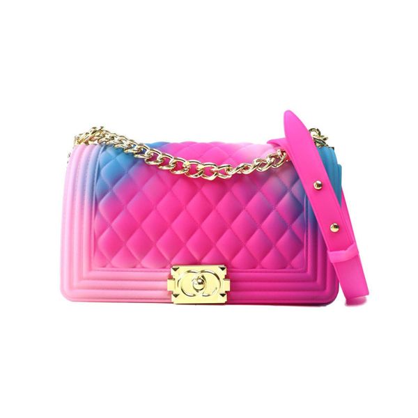 

fashion 2021 spring new korean women's single shoulder fashion crossbody jelly bag