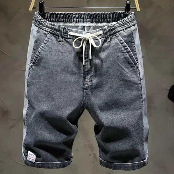 

men's jeans 2021 summer korean style trendy brand ins casual shorts comfortable&loose all-match pants, Blue