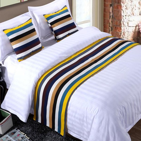 

blankets rayuan cotton stripe blanket bedspread double layer bed runner throw home el decorations bedding tail towel