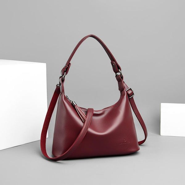 

yourseason ladies 2021 soft pu leather shoulder bags fashion large capacity women elegant crossbody bag