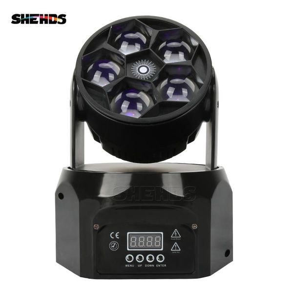 

effects 2pcs led beam+wash six bees eyes 5x12w rgbw dmx512 stage effect lighting good for dj disco party wedding decoration nightclub