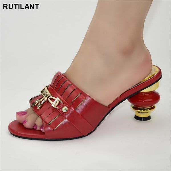 

dress shoes latest design summer sandals women mid heels dcorated with rhinestone luxury woman female wedding party pumps, Black