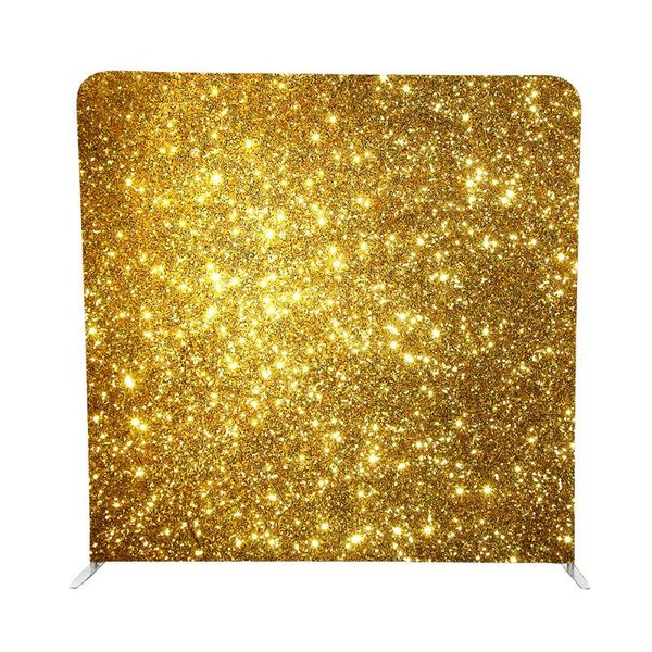 

party decoration custom single print gold starlight pillow cover with stand for