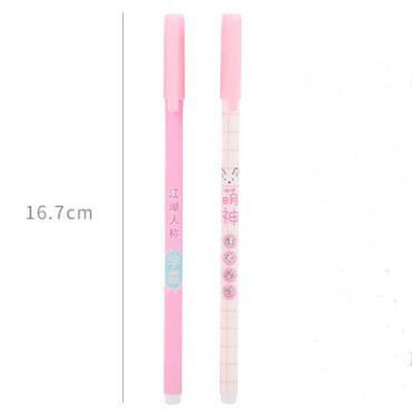 

1pcs teener hart 0.5mm pens novelty paper student nice black writing pen kawaii school supplies