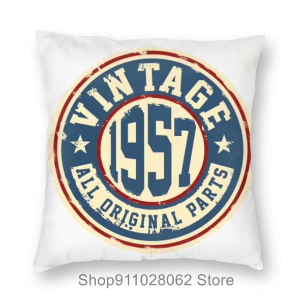 

cushion/decorative pillow birthday gift vintage 1957 throw pillows covers cases velvet pillowcase cushion satin anime bed pack lumbar sofa l