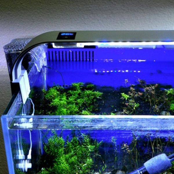 

aquariums lighting 15w aquarium led touch screen fish tank light lamp aquatic plant waterproof clip-on
