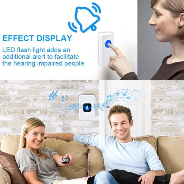 

smart doorbell home electronic 1 drag 2 wireless doorbell pager