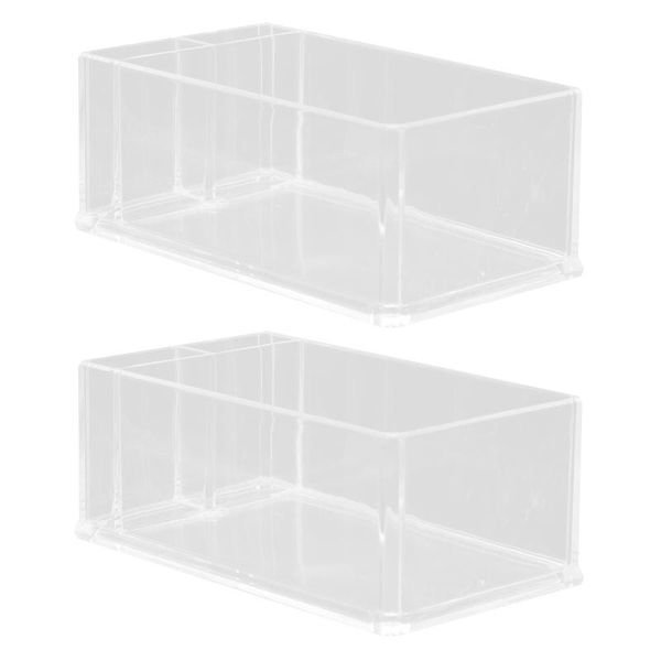 

tissue boxes & napkins 2pcs restaurant el deskacrylic box transparent napkin