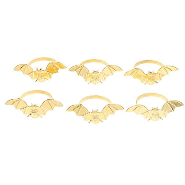 

napkin rings 6pcs decorative themed buckles bat shaped decorations