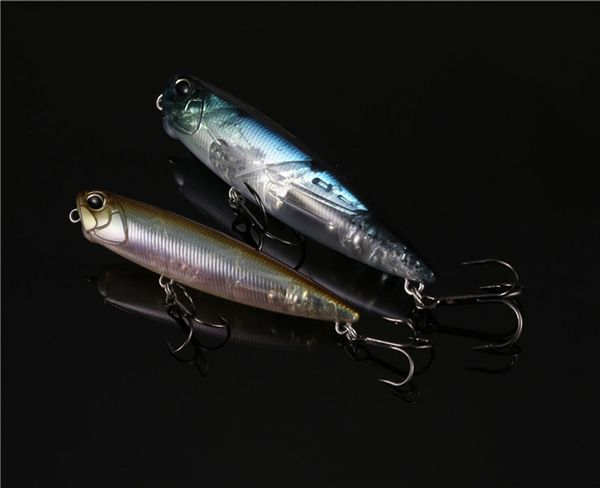 Yüzer Kalem Balıkçılık Cazibesi 65mm 100mm Topwater Crankbait Bas Snakehead Sert Yemler Şamandıra Uzun Döküm Olta Takımı Pesca