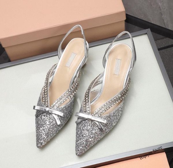 

dress shoes luxury rhinestone women sandals mules thin high heel ladies summer crystal bling banquet annual meeting party, Black