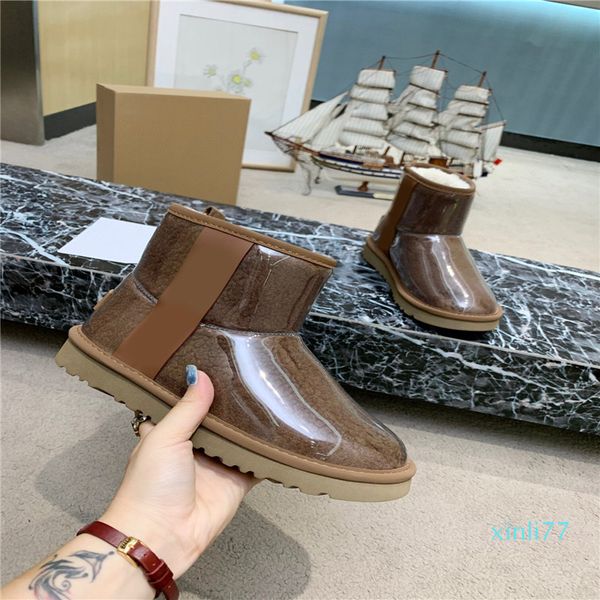 

designer women classic snow boots thigh high fur boot for winter chestnut black grey chocolate red girl lady size 36-41 fashion outdoor