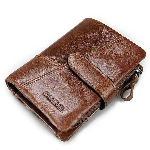 

wallets bifold wallet purse luxury leather men's hasp design small mens with zipper coin pocket card holder1, Red;black