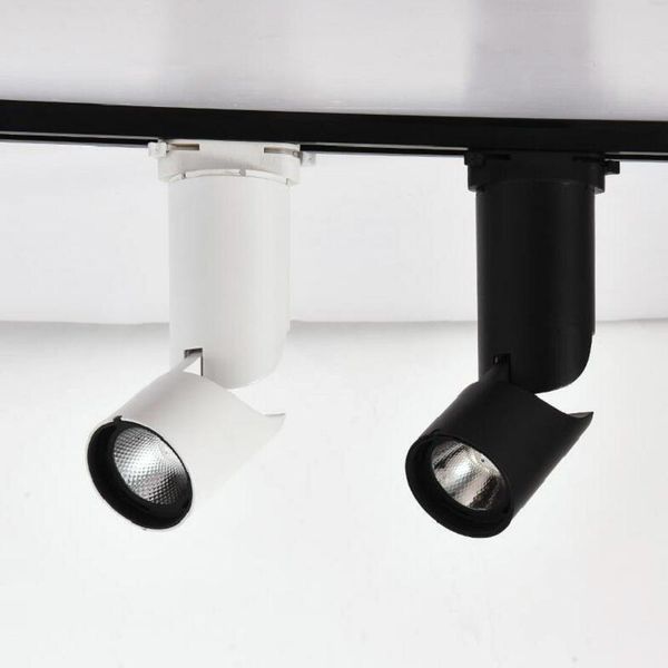 

led track light 20w cob rail lights for pendant kitchen clothes shop shoes store equal 200w halogen lamps spot lighting