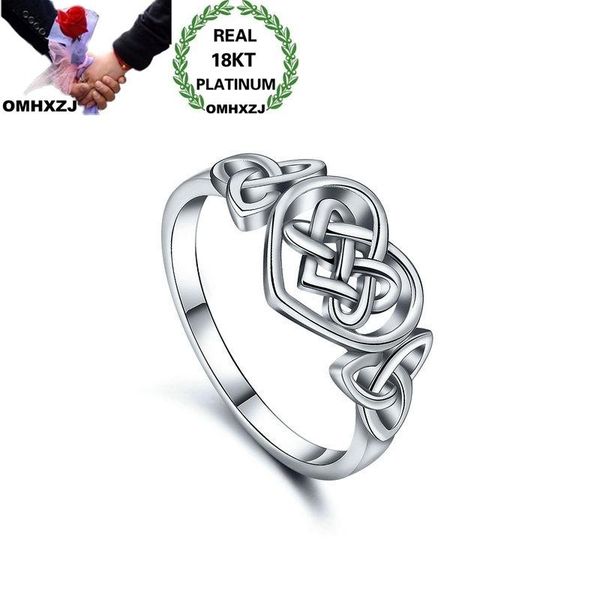 

cluster rings omhxzj wholesale european fashion jewelry woman girl party birthday wedding gift sweet hollow heart 18kt white gold ring rr874, Golden;silver