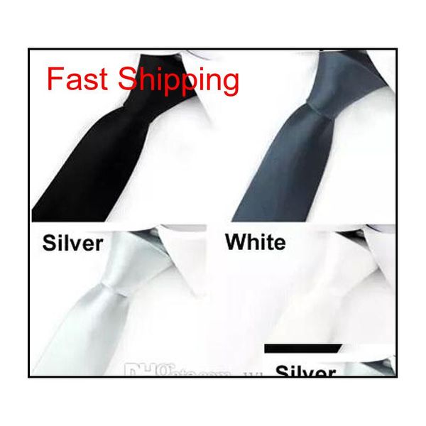 

brand fashion designer 20 style silk ties for men solid celebrity pajaritas gravata slim mens neck sk qyleci bdefashion, Blue;purple