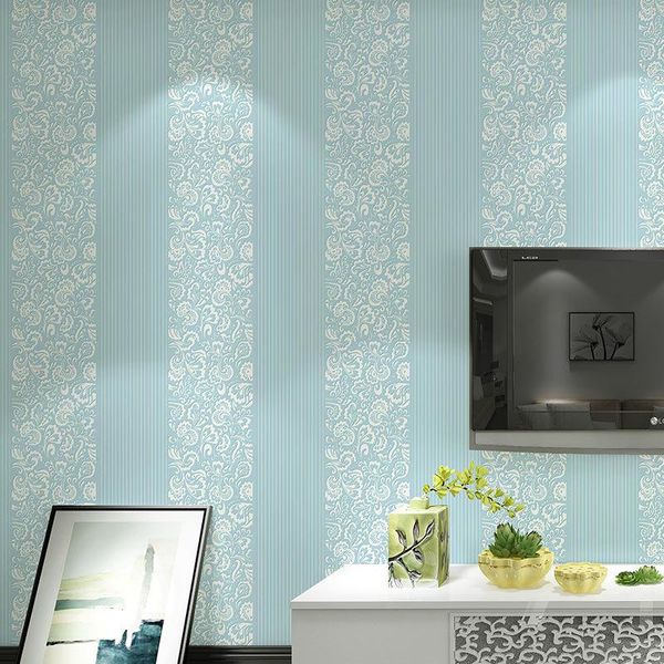 

wallpapers environment friendly elder's room wedding study wall paper self adhesive stickers home decoration 3d stripe wallpaper