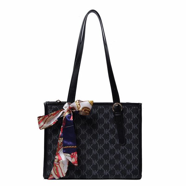 

evening bags women's large letter classic tote bag 2021 hit trend designer luxury handbag for girls fashion leather silk scarf shoulder