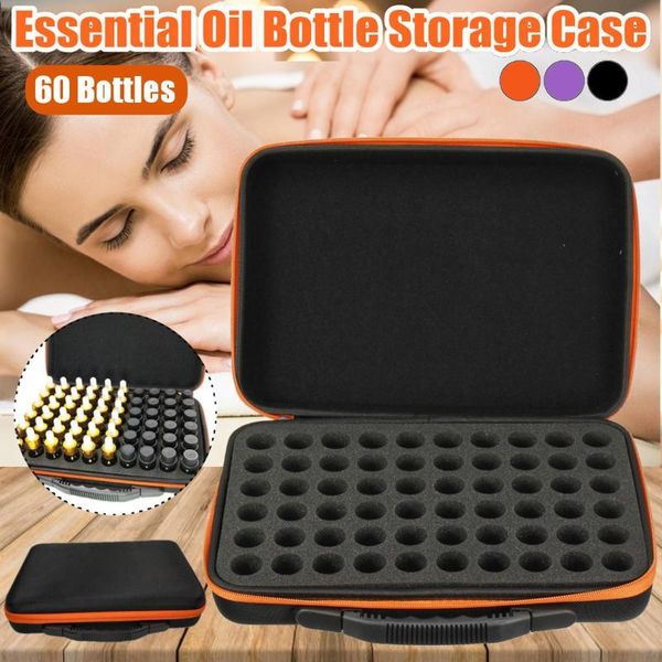

storage bottles & jars essential oil case 30/60 5ml10ml 15ml perfume box travel portable carrying holder nail polish