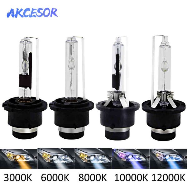 2 adet D2S HID XENON Kiti D2R D4R D4S Araba Far Ampul Oto Işık Far 3000 K 4300 K 5000 K 6000 K 8000 K 10000 K 12000K 12 V 35 W