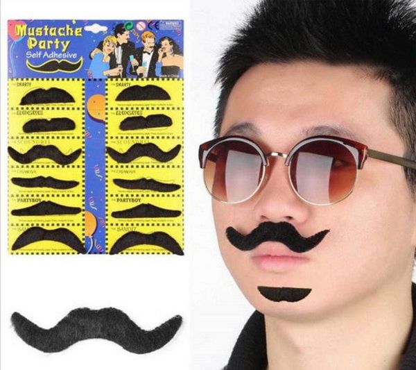 

party fake mustache halloween decorations cosplay costume novelty funny beard handlebar mustaches moustache for christmas gift