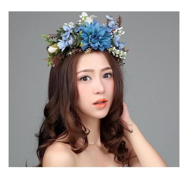 

wedding bride flower wreath bride headdress jewelry kids party floral garlands bridesmaid headband pgraphy jewelry qylzvh