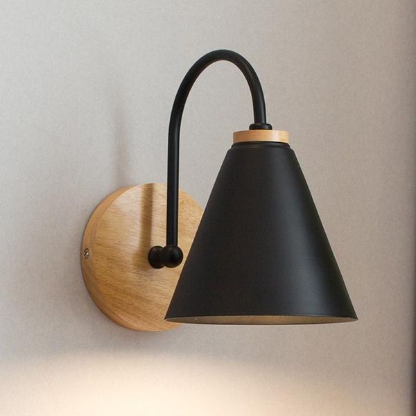

wall lamps nordic indoor lamp light fixture led modern for bathroom kitchen sconce fixtures bedroom bedside loft decor