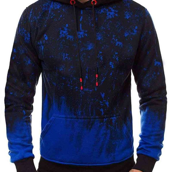 

men's casual sweater fall/winter slim pullover hoodie, Black