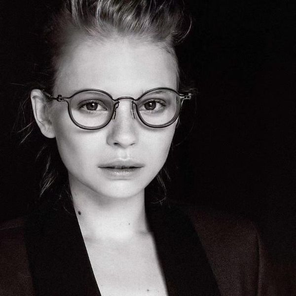 

fashion sunglasses frames stainless round reading glasses 2021 vintage women men eyeglasses eyewear blue light blocking, Black