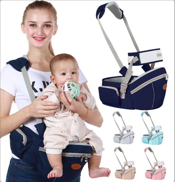 

carriers, slings & backpacks gabesy ergonomic baby carrier born waist stool one shoulder hip seat 3d breathable mesh front facing for 0-2 y