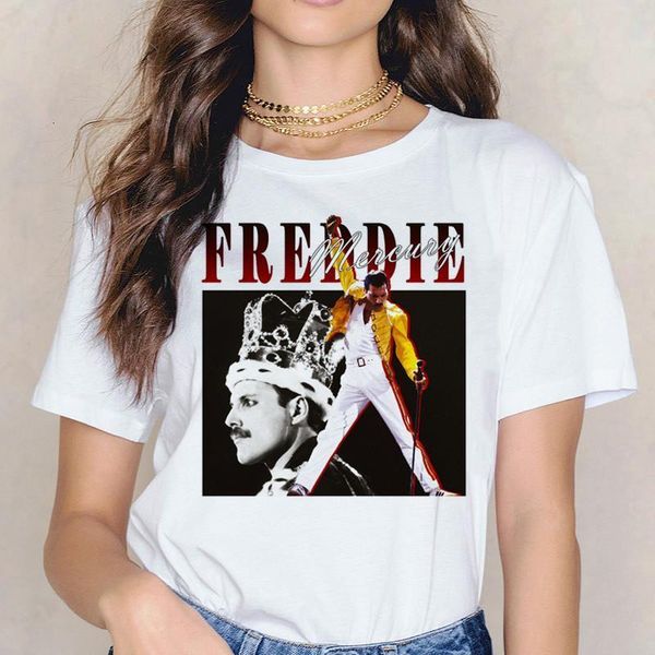 

female funny joker t shirt women harajuku chucky women tshirt ulzzang cartoon t-shirt graphic fashion tee, White